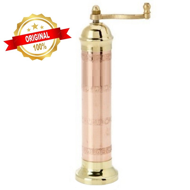 Copper-brass salt mill Alexander #419 9″